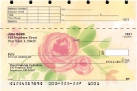 Forever Roses Top Stub Personal Checks