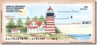 Lighthouses Scenic Personal Checks - 1 Box