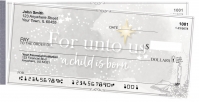 Christ-mas Side Tear Personal Checks