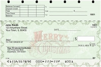 Christmas is Calling Top Stub Personal Checks