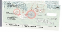 Retro Ornaments Side Tear Personal Checks