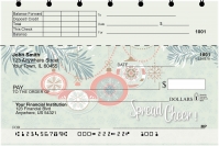 Retro Ornaments Top Stub Personal Checks