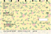 Iconic Christmas Top Stub Personal Checks