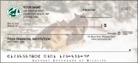 Defenders of Wildlife Wolves Charitable Personal Checks - 1 Box - Singles