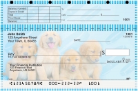 Golden Retriever Pups Keith Kimberlin Top Stub Personal Checks