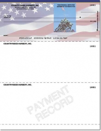 Stars & Stripes Laser Checks Top Lined - 1 Box