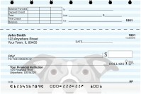 Love-a-bull Top Stub Personal Checks