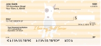 My Bull Terrier Loves Me Personal Checks