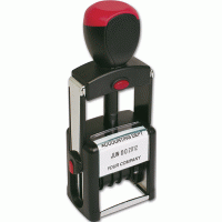 Self-Inking Metal Dater Stamp - One Color