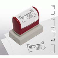 Name & Address Stamp, Large - Pre-Inked