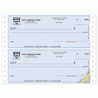 Continuous 3 1/2  Multi-Purpose Check, Lined