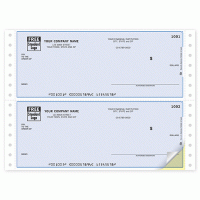 Continuous 3 1/2  Checks, QuickBooks Compatible, Unlined