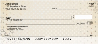 Antique Dots Personal Checks