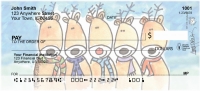 Reindeer Family by Amy S. Petrik Personal Checks