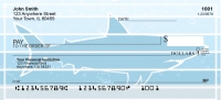 Silhouette Sharks Personal Checks