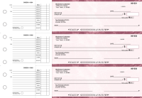 Burgundy Marble Accounts Payable Business Checks