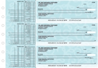 Swirls Multi Purpose Designer Business Checks