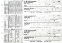 Vintage Payroll Designer Business Checks