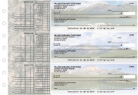 Scenic Mountains Multi Purpose Designer Business Checks