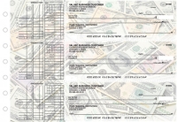 Money Multi Purpose Designer Business Checks