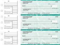 Teal Marble General Business Checks