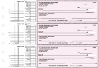 Pink Safety Multi Purpose Business Checks