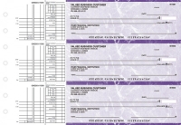 Purple Marble Multi Purpose Business Checks
