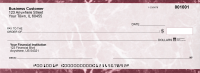 Burgundy Marble Business Pocket Checks