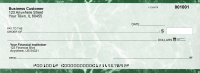 Green Marble Business Pocket Checks