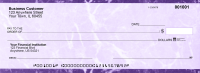 Purple Marble Business Pocket Checks