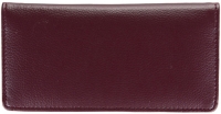 Burgundy Leather Side Tear Checkbook Cover Personal Checks