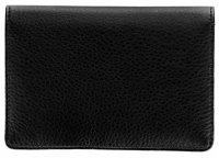 Black Leather Top Stub Checkbook Cover Personal Checks