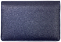 Blue Leather Top Stub Checkbook Cover Personal Checks