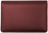 Burgundy Leather Top Stub Checkbook Cover Personal Checks
