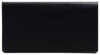 Black Vinyl Side Tear Checkbook Cover Personal Checks