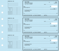 Blue Safety Deskset Personal Checks