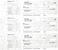 Vintage Designer Deskset Checks