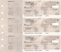 World Map Designer Deskset Checks