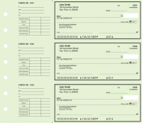 Green Safety Deskset Personal Checks