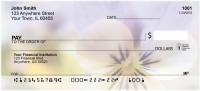 Playful Pansies Personal Checks