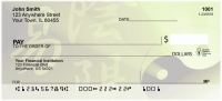 Stylistic Yin Yang Personal Checks