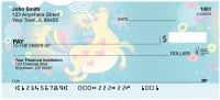 Cartoon Unicorns Personal Checks