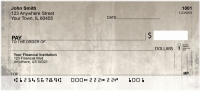 Coffee Grunge Personal Checks