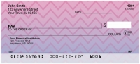 Sunset Chevron Personal Checks