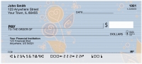 Pop of Flowers Personal Checks