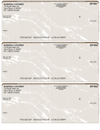 Tan Marble 3 Per Page Laser Checks