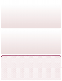 Burgundy Safety Blank Bottom Laser Checks