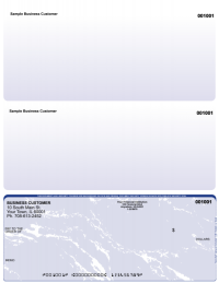 Blue Marble Bottom Laser Checks