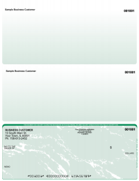 Green Marble Bottom Laser Checks