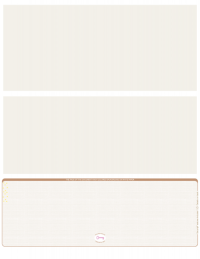 Tan Safety Blank High Security Bottom Laser Checks